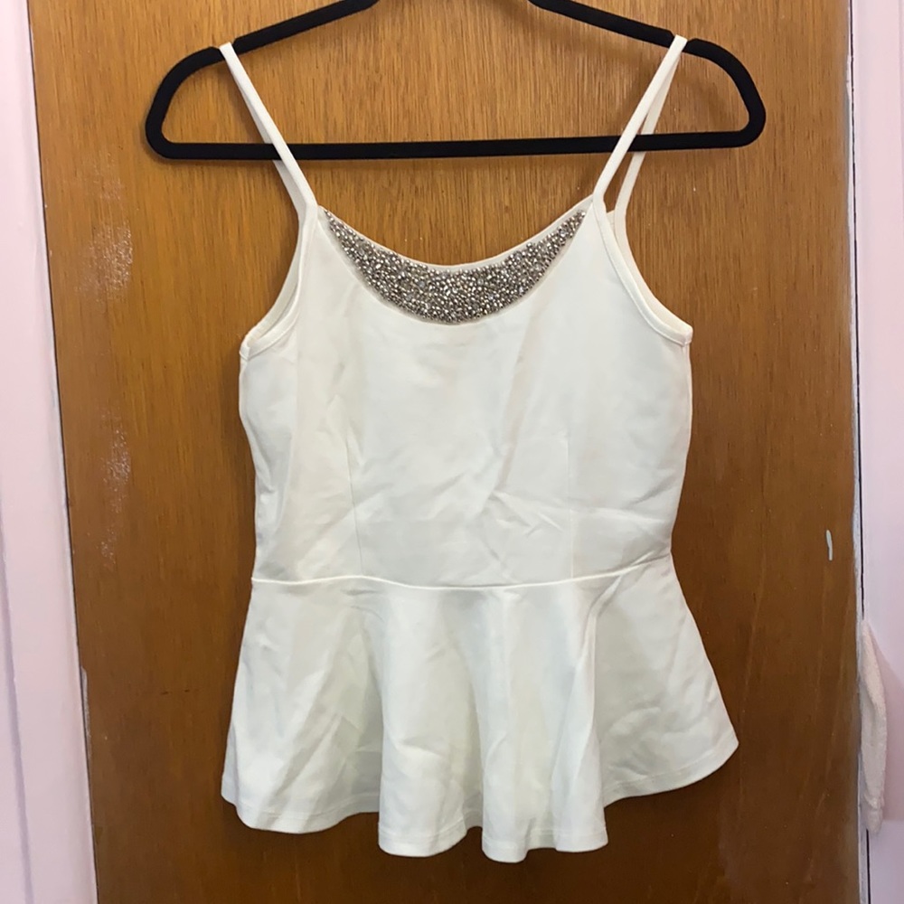 White Slip Top Medium NWT